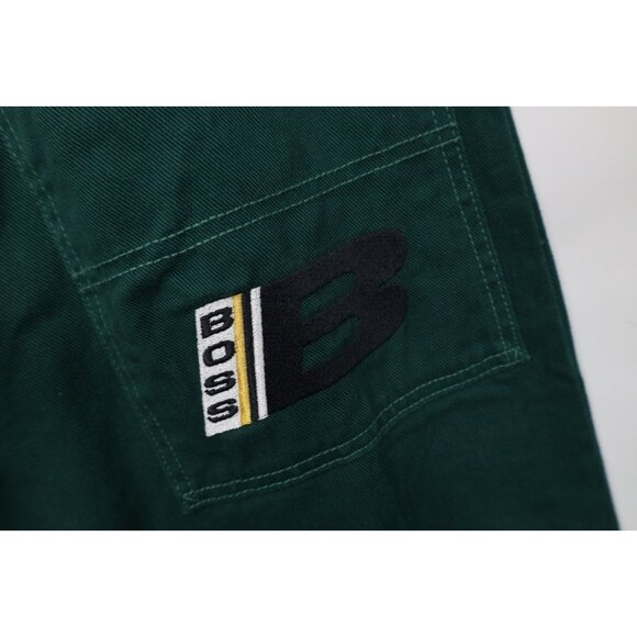 Deadstock Vintage 90s Boss Mens 29x34 Baggy Fit Skateboard Denim Jeans Green USA - Picture 13 of 15